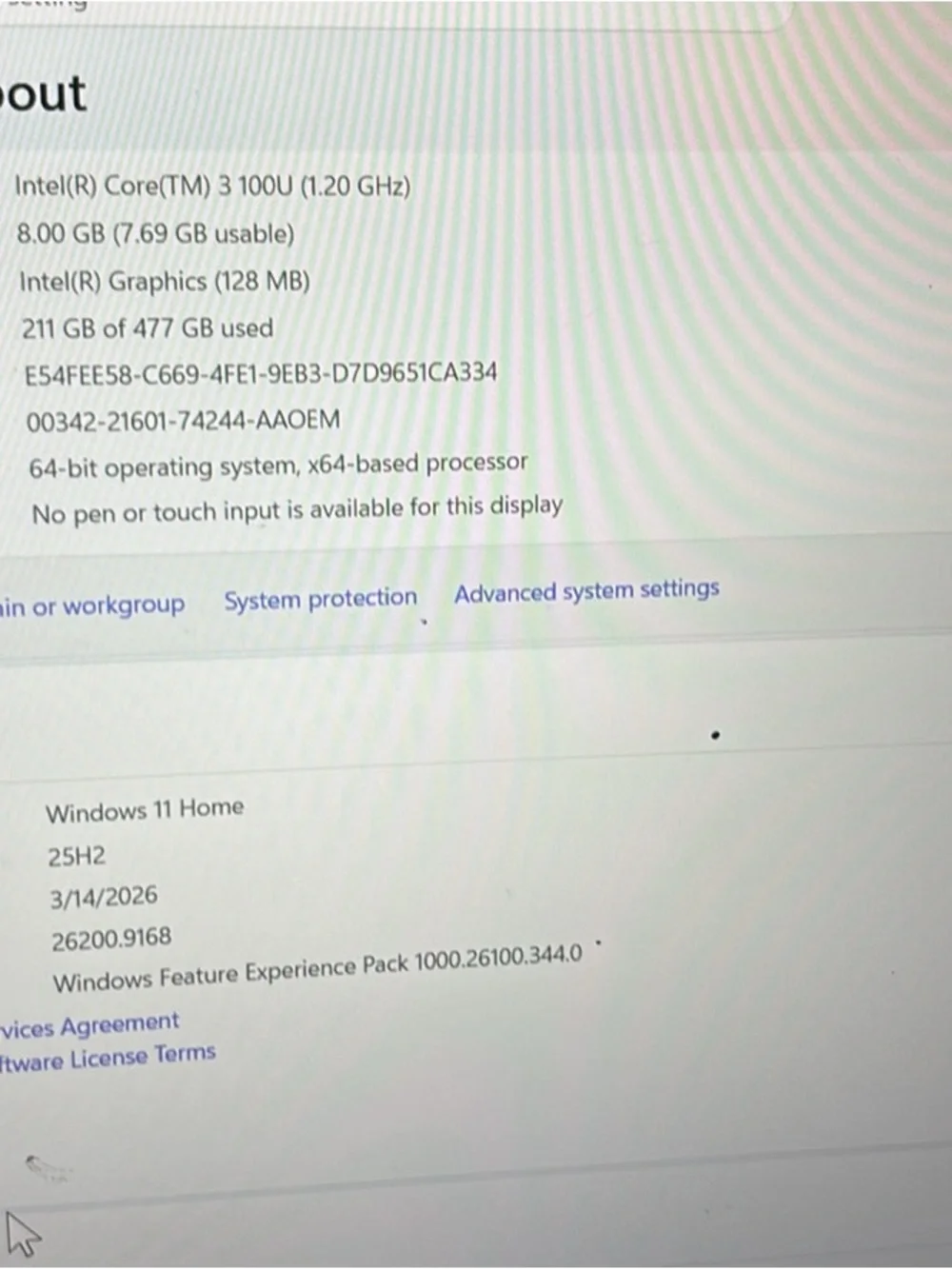 Dell Black Laptop with Subtle Matte Finish With Wireless Mouse